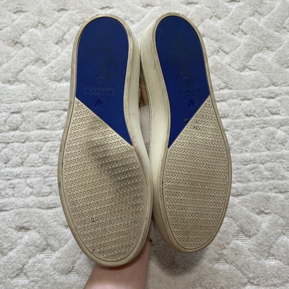 Birch stripe Rothy’s sneakers 9.5 - Picture 2 of 3